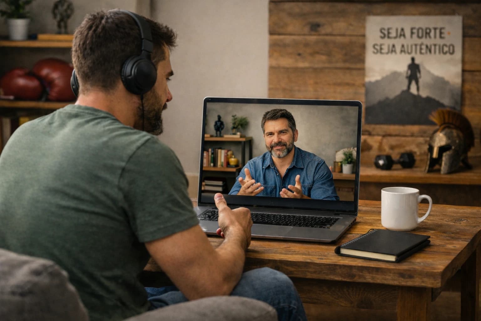 Terapia online para homens com psicólogo especialista em homens